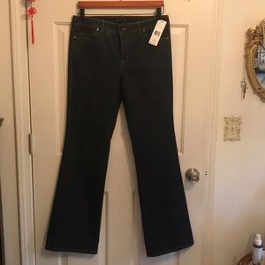Lafayette NY 148 dark blue bootcut jeans Sz 8. NWT